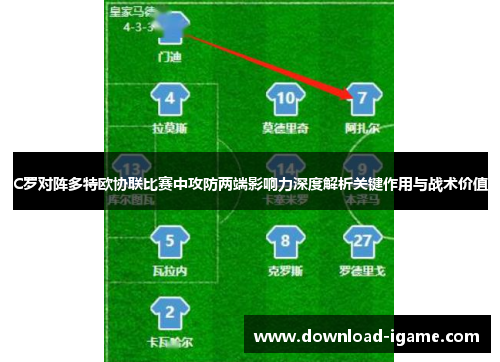 C罗对阵多特欧协联比赛中攻防两端影响力深度解析关键作用与战术价值